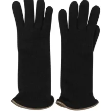 Кашемировые перчатки с манжетами