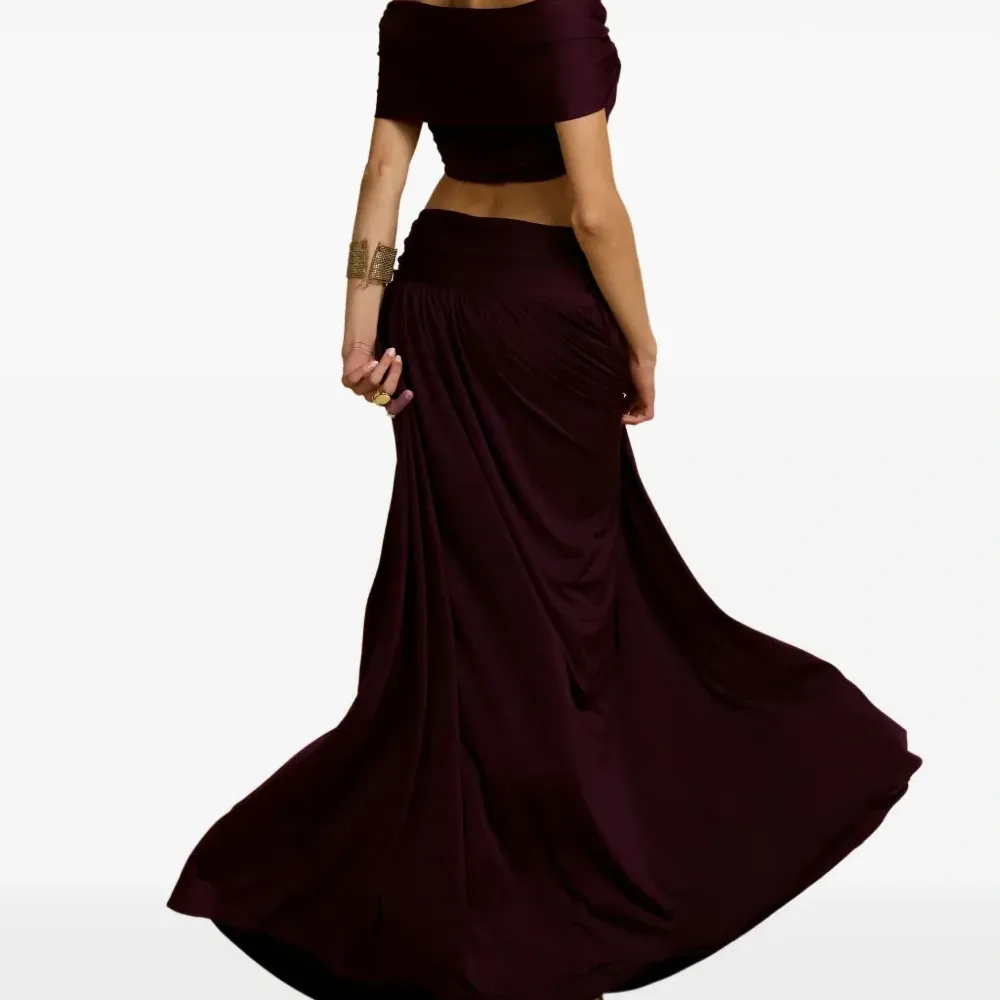 Юбка макси Alessia с драпировкой Юбка макси Alessia с драпировкой