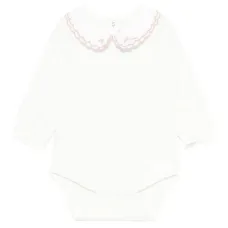 Боди с вышивкой на воротнике