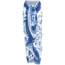 Парео с цветочным принтом Porcelain Garden