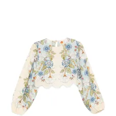 Блузка с цветочным принтом Garden Scarf
