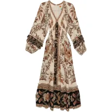 Платье Majestic Garden с оборками и цветочным принтом