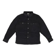 Кашемировая рубашка в стиле милитари