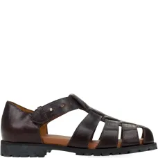 Кожаные сандалии