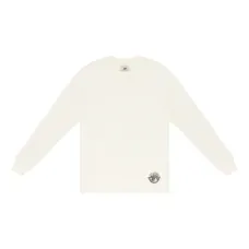 Длиннорукавная футболка из вываренного хлопка (стиранной ткани)