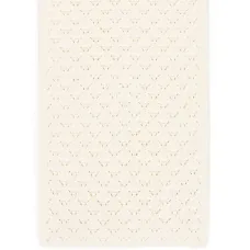 Шарф с ажурной вязкой