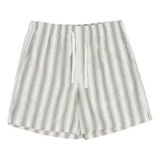 Шорты с завязками и полосатым узором
