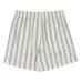 Шорты с завязками и полосатым узором