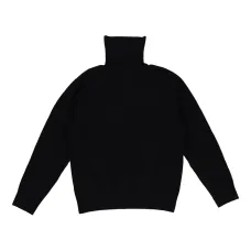 Шерстяной свитер с воротником-гольф