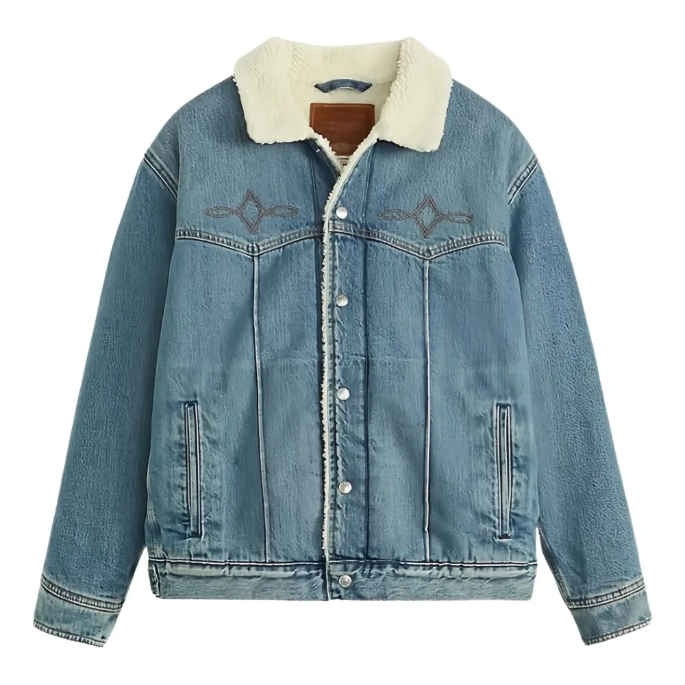 Джинсовая куртка-тракер