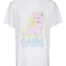 Футболка с изображением кошки Футболка с изображением кошки