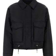 Стёганая куртка с воротником