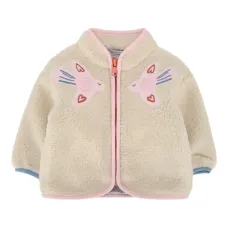 Куртка с аппликацией в виде птицы