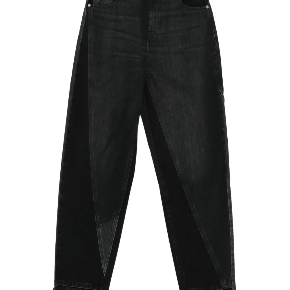 Джинсы с нашивкой-логотипом