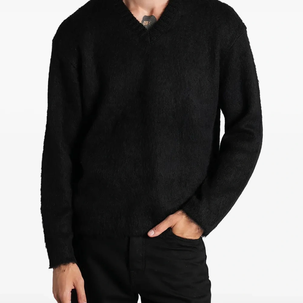 Свитер с ворсистой отделкой