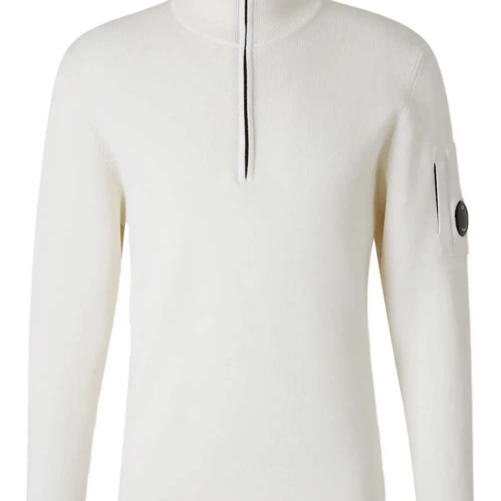 Свитшот с воротником на молнии