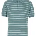 Поло с полосатыми деталями