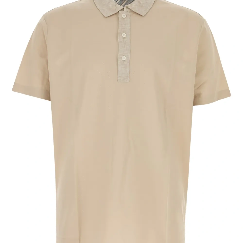 Поло на пуговицах