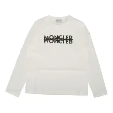 Хлопковая футболка с длинными рукавами и логотипом