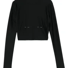 Кроп-топ с пирсинг-декором Кроп-топ с пирсинг-декором