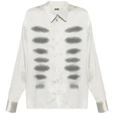 Рубашка с принтом "рентген" Рубашка с принтом "рентген"