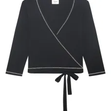 Топ с завязкой и эффектом перфоманса Топ с завязкой и эффектом перфоманса