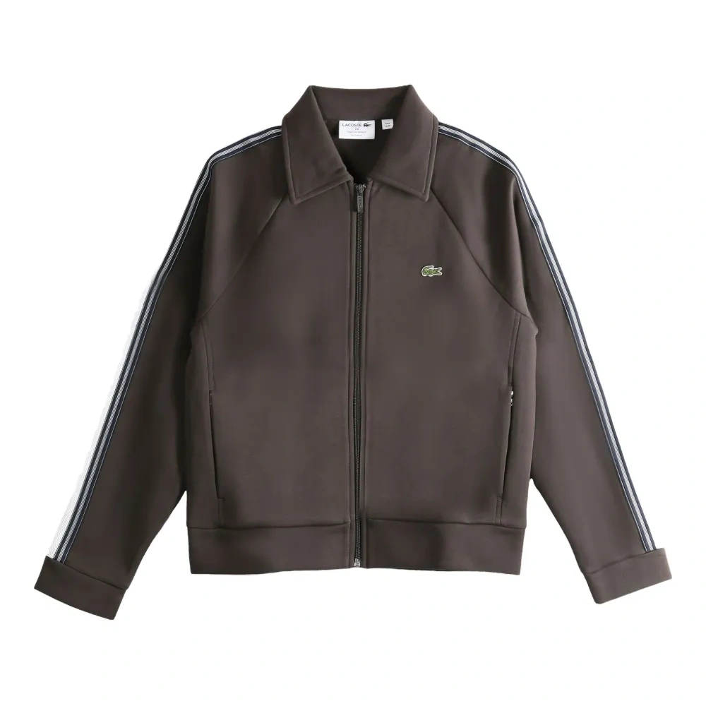 Полосатая рубашка на молнии