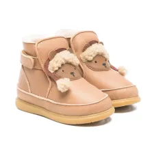 Сапоги с аппликацией в виде медведя