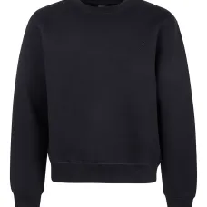 Хлопковый свитшот с круглым вырезом