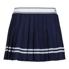 Плиссированная юбка в полоску