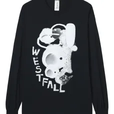 Лонгслив с графическим принтом