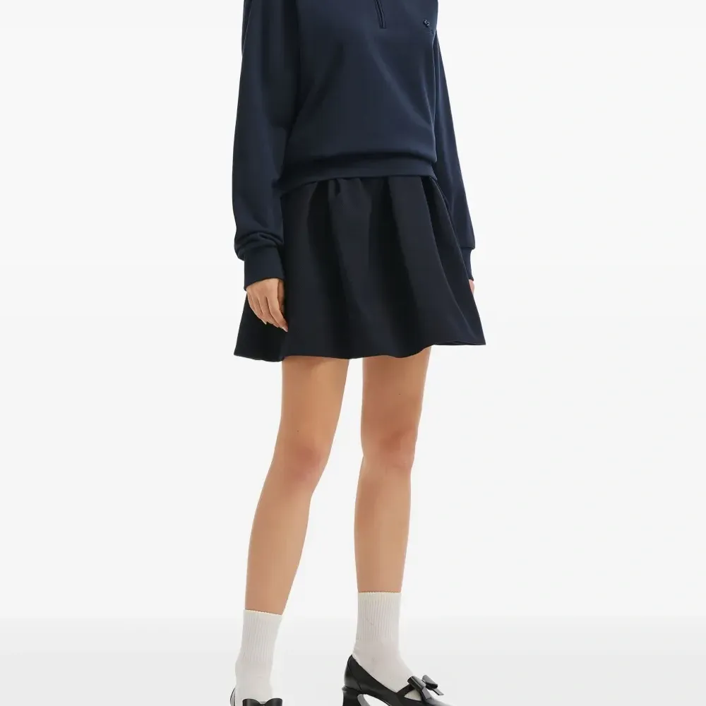 Плиссированная мини-юбка