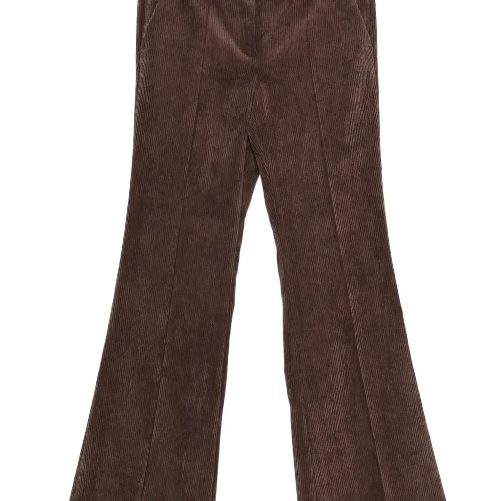 Расклешенные вельветовые брюки