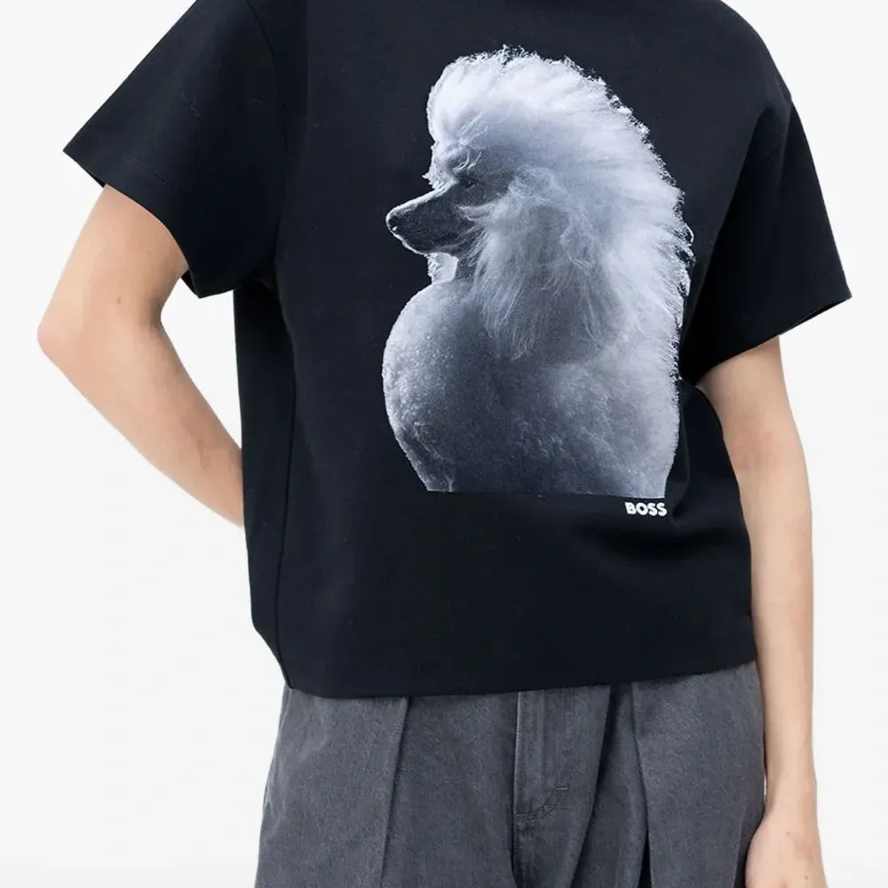 Футболка с принтом собаки