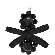 Украшение для волос с бантом из бусин