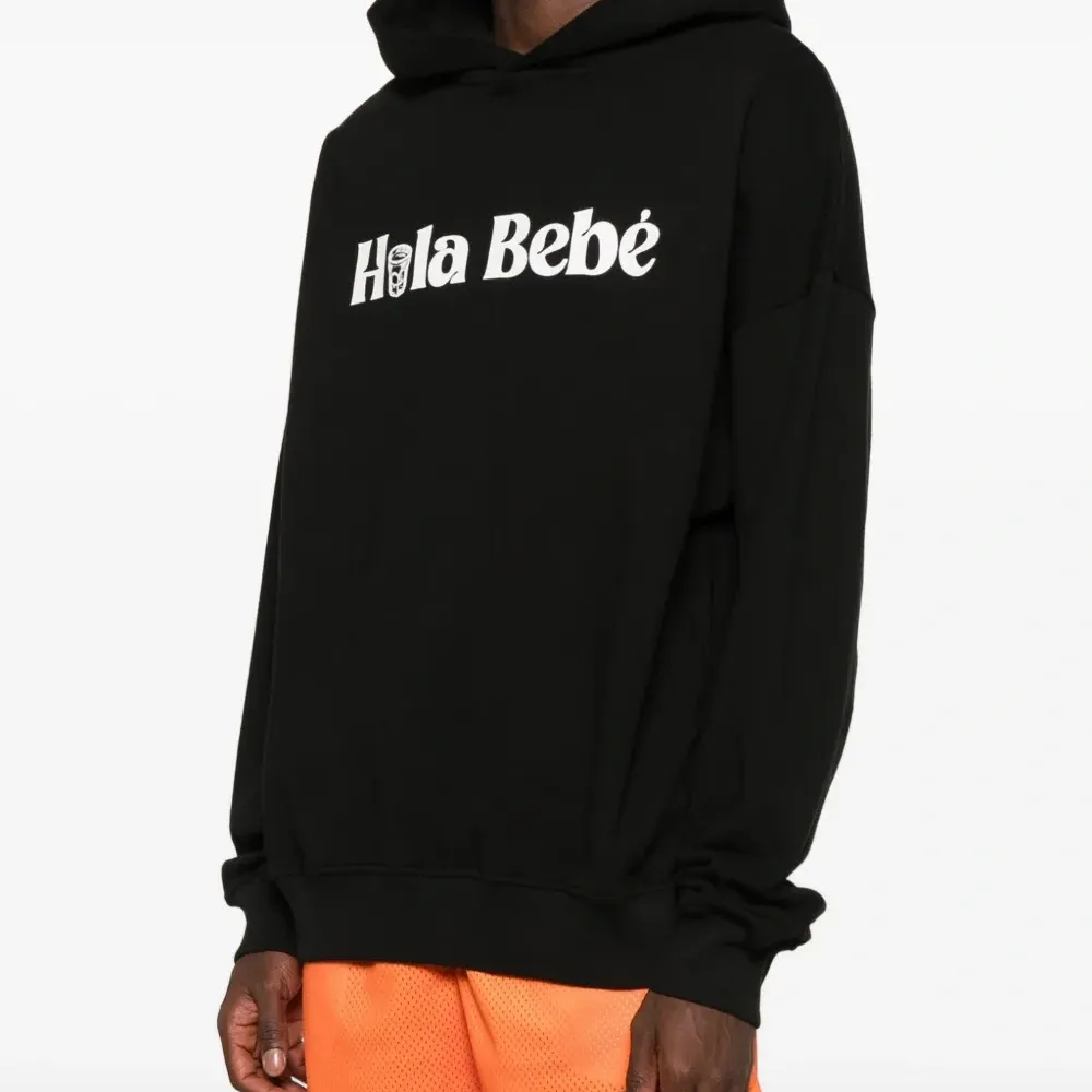 Худи с принтом-текстом