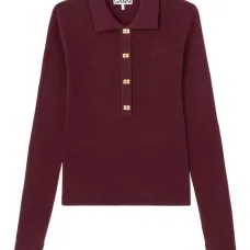 Трикотаж с воротником на пуговицах Трикотаж с воротником на пуговицах