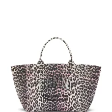 Сумка-тоут с леопардовым принтом