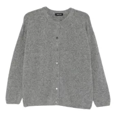 Кардиган с круглым вырезом