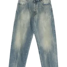 Джинсы с эффектом потертости