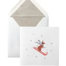 Набор рождественских открыток с изображением собак (набор из десяти штук)