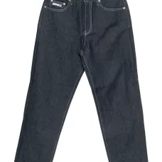 Джинсы прямого кроя с контрастной строчкой Джинсы прямого кроя с контрастной строчкой