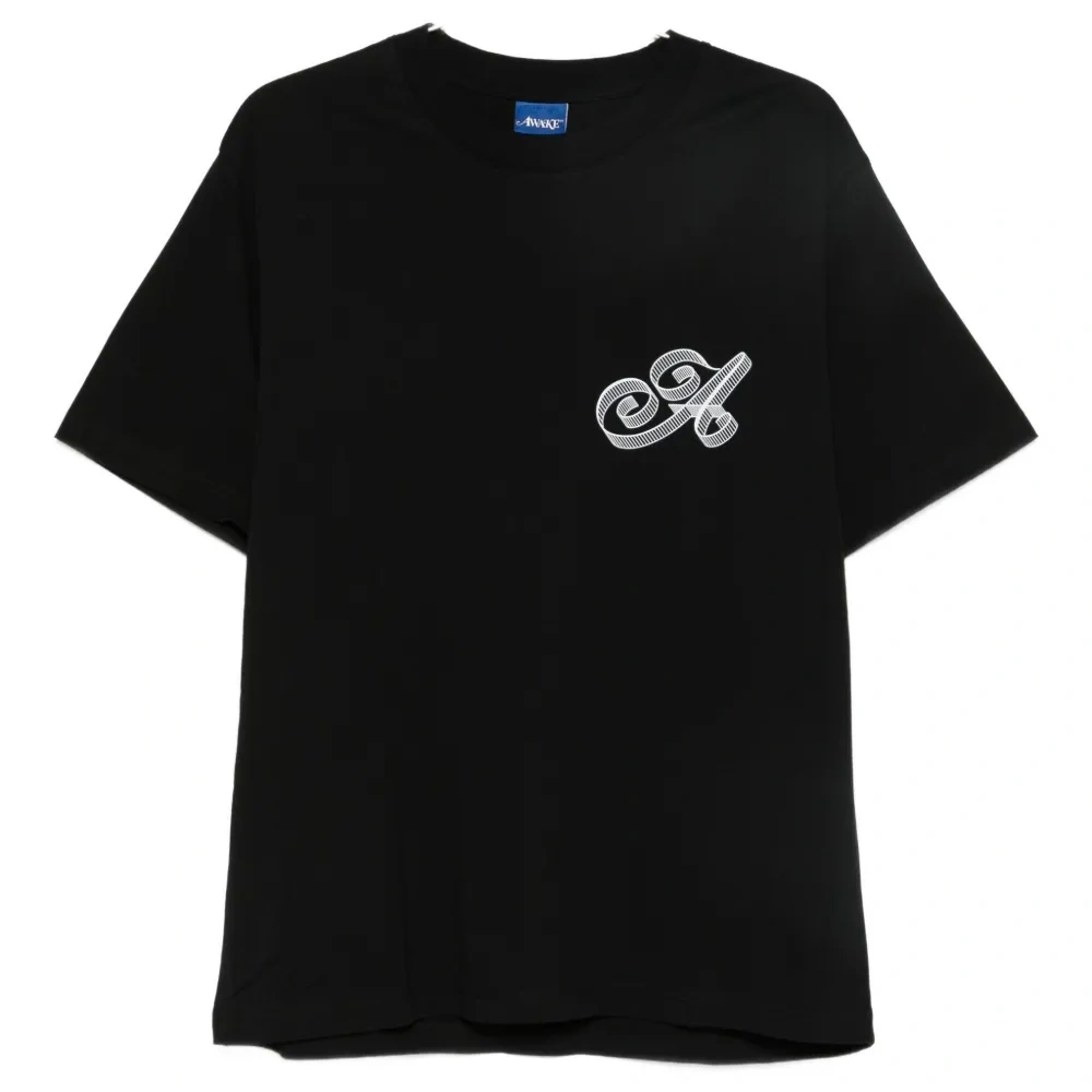 Футболка с принтом-логотипом