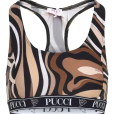 Топ с логотипной лентой