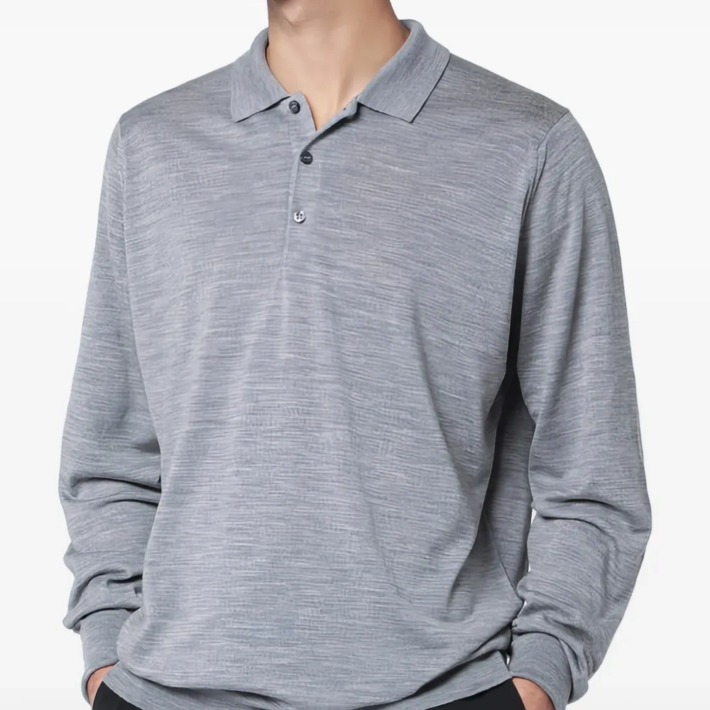 Поло с длинными рукавами