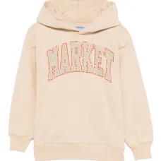 Худи с украшением в виде логотипа