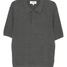 Трикотажная рубашка поло в полоску