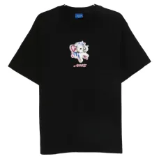 Футболка с принтом и круглым вырезом