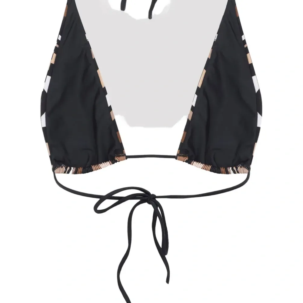 Бикини-топ с узором и завязками