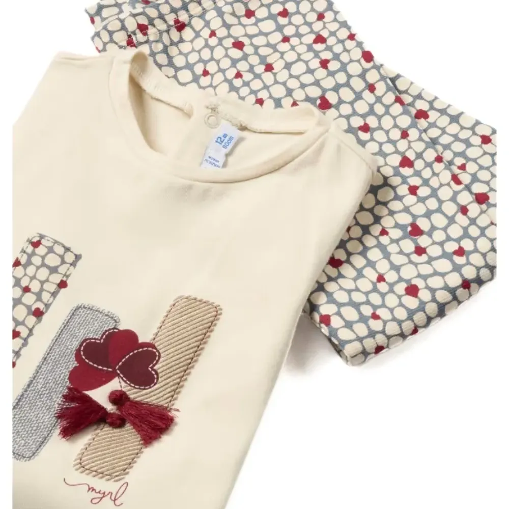 Комплект с брюками с принтом Комплект с брюками с принтом